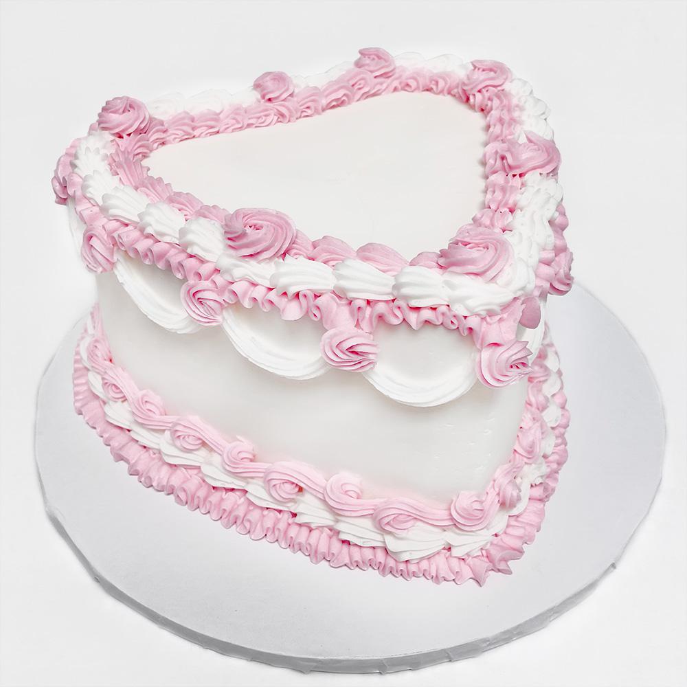 Victorian Heart Cake