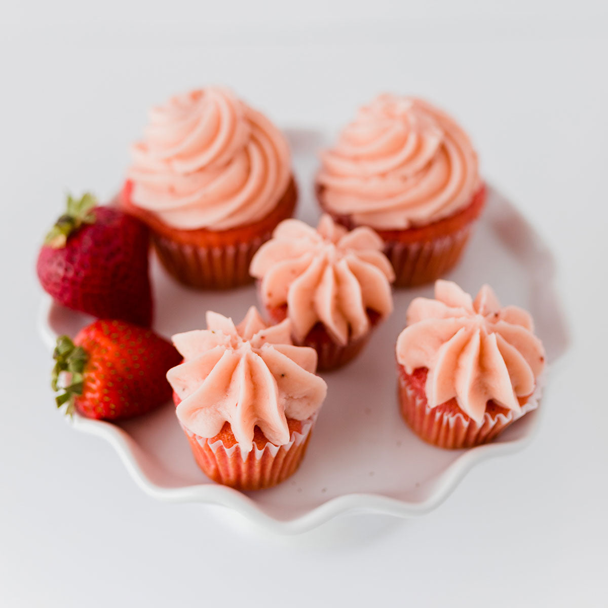 Gluten Free Strawberry Cupcakes