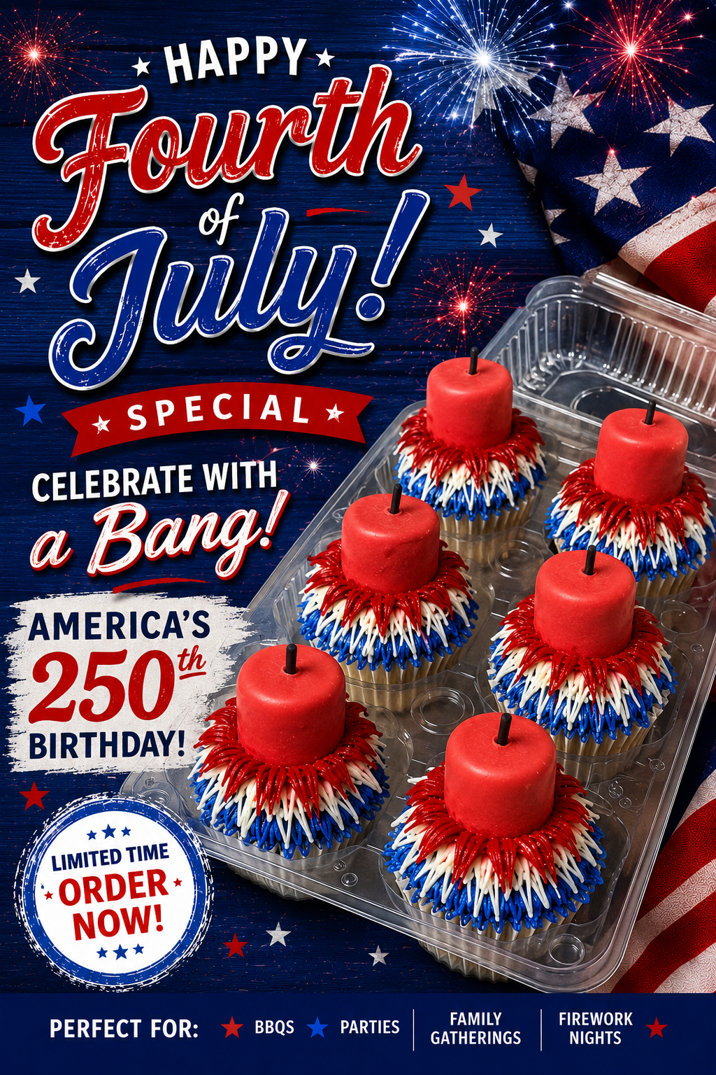 Independence Day Cupcakes
