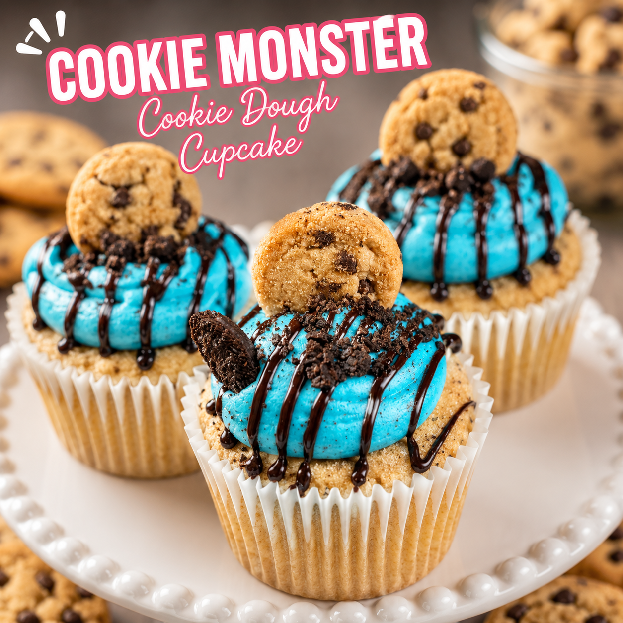 Cookie Monster Cookie Dough
