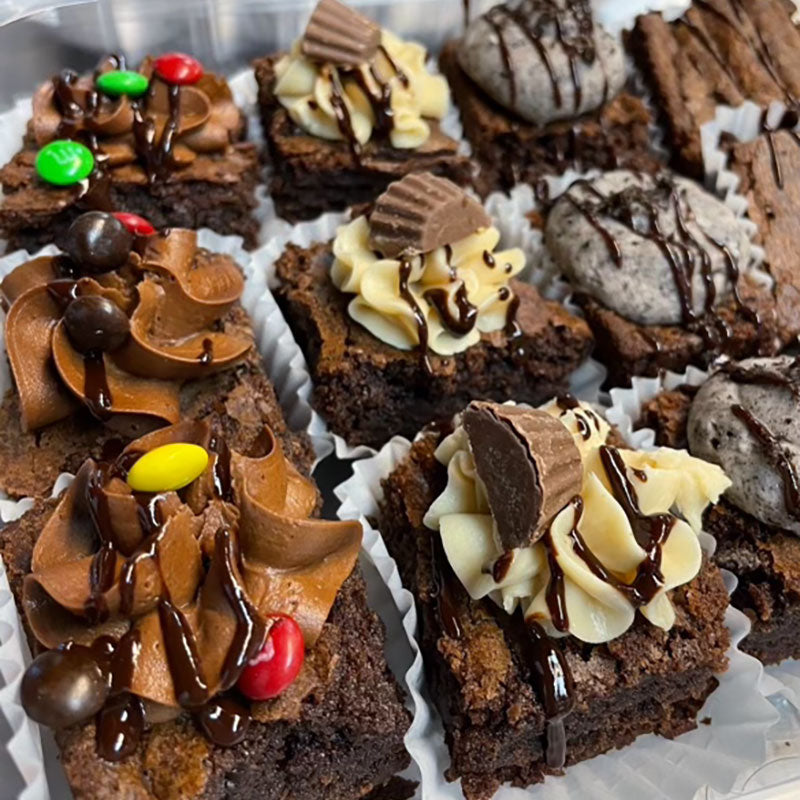 Loaded Brownie Bites